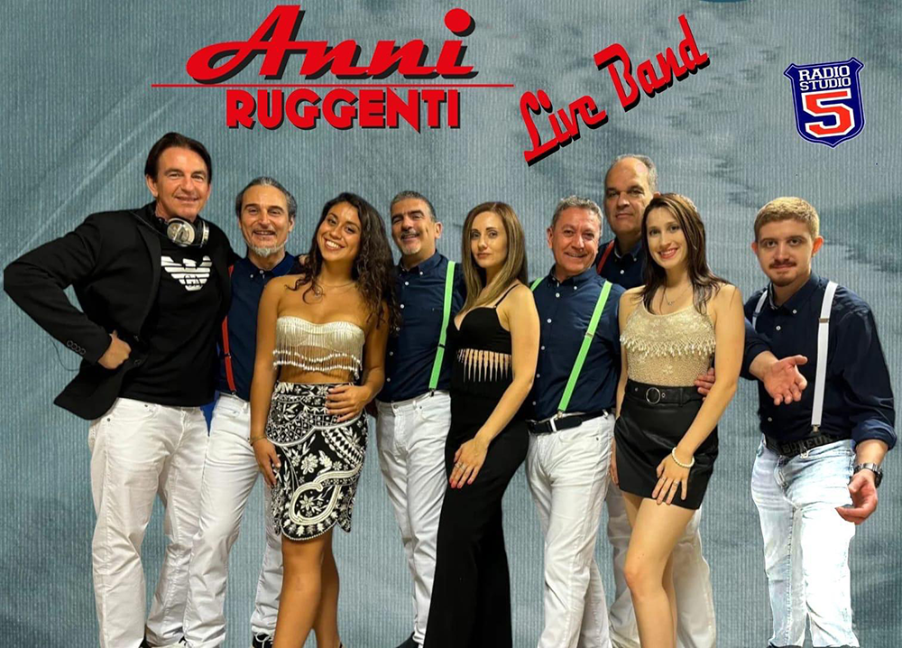 Festa d'inizio estate con "Anni Ruggenti" - live&disco anni '60 ai '00